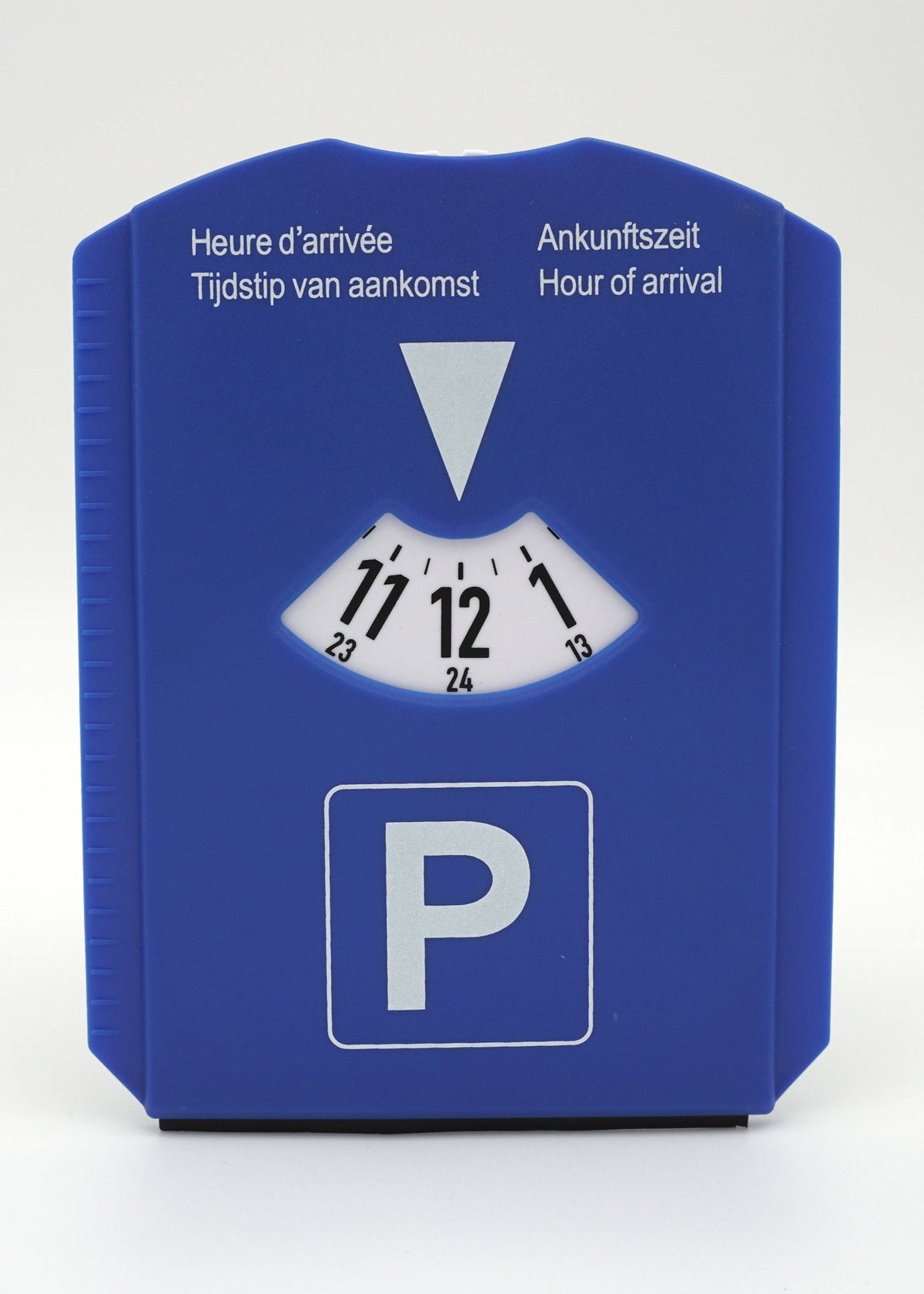 Parkeerschijf met ijskrabber